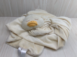 Angel Dear plush yellow duck LARGE Baby Security Blanket Lovey - $29.69