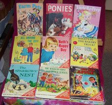 lot of {9} vintage rand mcnally childern&#39;s books {mixed titles} - £21.12 GBP