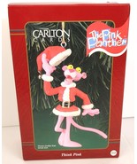 PINK PANTHER Christmas Ornament Think Pink Carlton Cards 4 1/4 Inches Ta... - £15.62 GBP