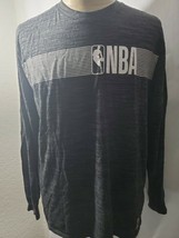 NBA Men&#39;s Black Long Sleeve T-Shirt PRE-OWNED XL  - £10.95 GBP