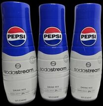 (3) Sodastream Pepsi Beverage Mix 14.9 oz Soda Stream Exp 8/26 Lot Of 3 - $366.69 MXN