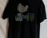 Woodstock Perched T-shirt Mens Licensed 60s Rock Music Festival Black La... - $14.95