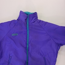 Columbia SL5750 Women’s Large Teal/Purple Reversible Nylon Insulated Ski Jacket image 12