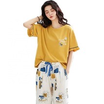 Sleep Wear 100% Soft Cotton Multicolor Pajama Set Lounge wear M L XL XXL... - £23.99 GBP