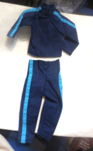 Vintage GI Joe Two tone Navy Blue Shirt and Pants set - $14.89