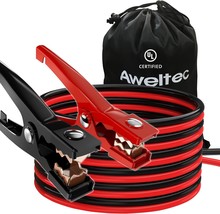 Jumper Cables for car UL Listed 8 Gauge 12 Feet Heavy Duty Booster Cables with C - £27.43 GBP