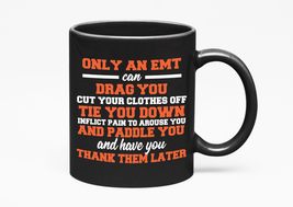 Make Your Mark Design Only an EMT, Black 11oz Ceramic Mug - £17.40 GBP+