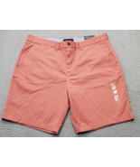 Tommy Hilfiger Golf Performance Chino Shorts Mens 36 Pink 9&quot; Inseam Slas... - $24.36