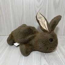 Animal Doll Shop Brown bunny rabbit full body hand puppet vintage Korea ... - $15.42