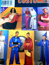 Simplicity 8311 Adult Costume Pattern Kimono Genie Wizard Cleopatra S M L Uncut - £6.99 GBP