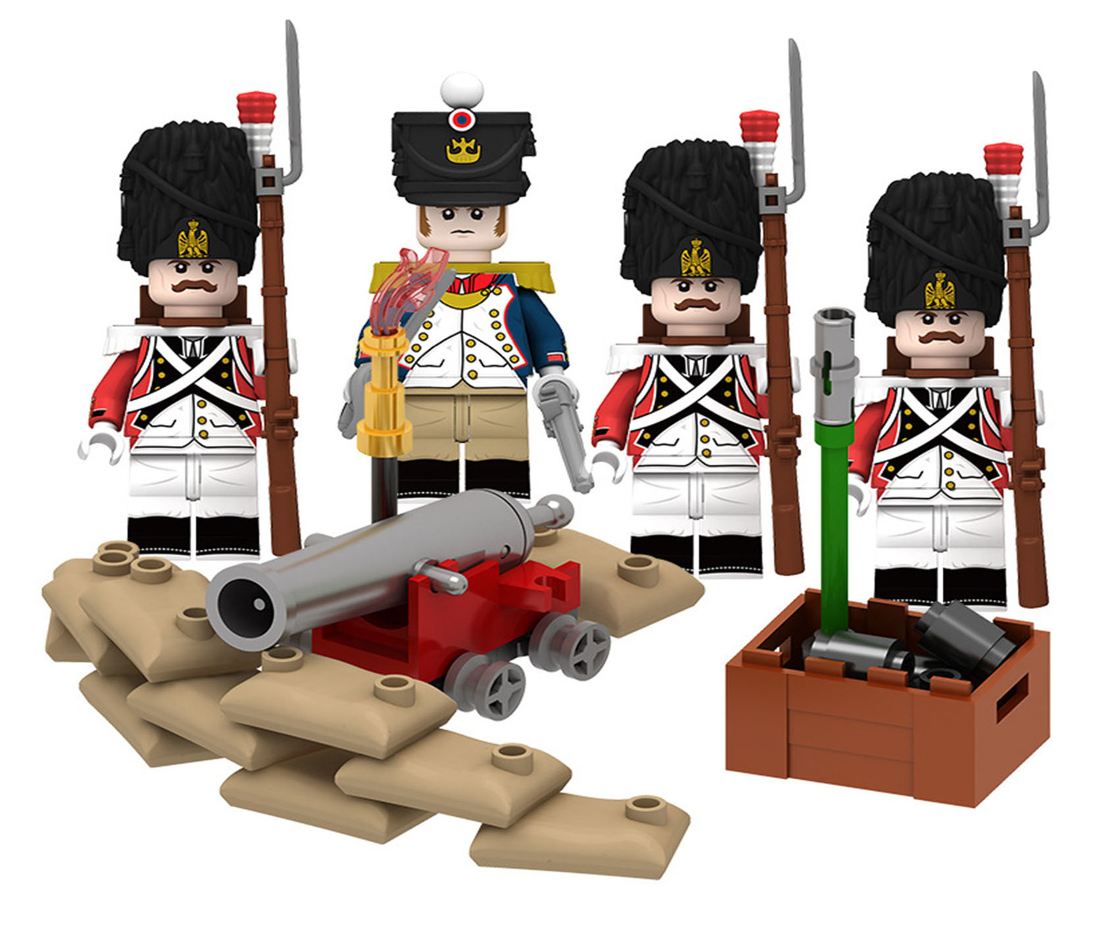 Swiss Grenadier Trench Warfare Custom Napoleonic Total War Mininifigure