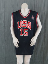 Team USA Basketball Jersey - # 15 Shareef Abdur-Rahim - Size 48 (Men&#39;s XL) - £155.87 GBP