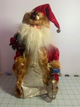 Vintage Santa tree topper 14” - $15.21