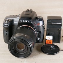 Sony A550 Alpha 14MP DSLR Camera Kit W 55-200mm Lens *Shutter 28,883 - $128.65