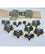 LOT OF OFFICERS EQUIPMENT COMPANY CHEVRONS STRIPES CORPORAL - $28.71