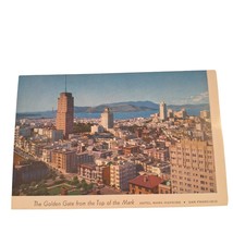 Postcard The Golden Gate From The Top Of The Mark Hotel San Francisco CA... - $4.84