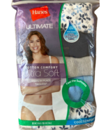 Women&#39;s Hanes Ultimate Cotton Comfort Bikini Panties Underwear  - 5 Pack... - £7.10 GBP