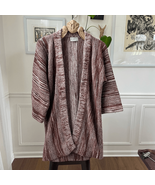 Vintage 70s Cuddle Knits Brown Open Front Cardigan Sweater M - €27,80 EUR