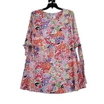 Women&#39;s Perfectly Priscilla Multi Color Floral Midi Dress - £26.10 GBP