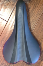 Bell Sports Mountain Saddle Bicycle Seat Black with Red Stitching - $16.82