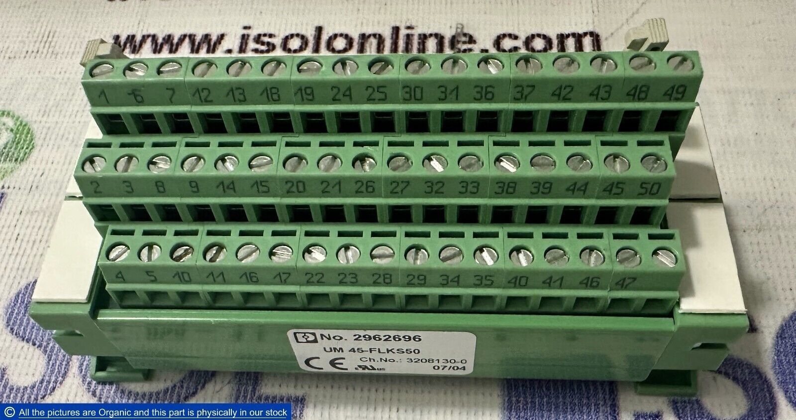 Phoenix Contact UM 45-FLKS50 50-Contact Interface Module 2962696 CS CS19... - $199.00