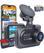 ROVE R2-4K DUAL Dash Cam Front and Rear, STARVIS 2 Sensor, FREE 128GB Ca... - $2,292.83 MXN