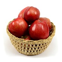 Handmade Oval Wicker Bread Basket Storage Egg Fruit Hamper Display Tray - $13.99