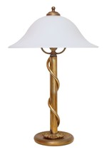 Magnifique 70er Années Design Laiton Salon Lampe de Table Bureau - $4,914.62 MXN