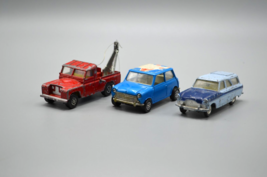 Corgi Toys Ford Zephyr Mini 1000 Landrover Loose Diecast Car Lot of 3 VTG - $43.53