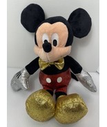 TY Sparkle Disney Mickey Mouse Stuffed Animal Plush Glitter 13.5” - £10.70 GBP