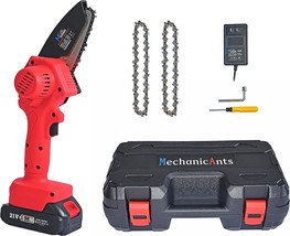 Mechanicants Mini Chainsaw,4-Inch Electric Chain Saw Handheld Mini Pruning - $45.98