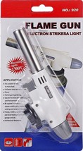 Adjustable Butane FLAME Gun BLOW TORCH HEAD w/ Electronic Trigger igniti... - $36.88