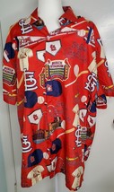 MLB Sports St Louis Cardinals World Series Champs All Over Button Up Shirt XL - £19.98 GBP