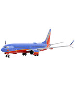 Boeing 737 MAX 8 Commercial Aircraft &quot;Southwest Airlines&quot; Canyon Blue wi... - £48.95 GBP