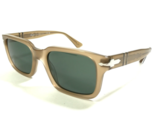 Persol Sunglasses 3272-S 1169/31 Opal Beige Frames with Green Lenses - $257.39