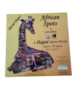 SunsOut Shaped Jigsaw Puzzle African Spots Giraffe Eco 700 pieces By Lor... - $25.57 CAD