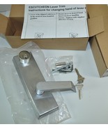 Lot of 2 PLS Entry Lever Trim/Escutcheon - ESC881 Rim - Satin Model# RLE... - $159.98 CAD
