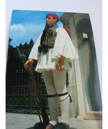 Body Guard in Costume Athens Greece Postcard Vintage 52046 - £9.57 GBP