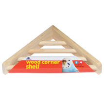 Prevue Hardwood Corner Shelf for Bird Cages - Enhance Your Bird&#39;s Cage w... - £7.02 GBP