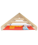 Prevue Hardwood Corner Shelf for Bird Cages - Enhance Your Bird&#39;s Cage w... - £6.99 GBP