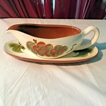 Stangl Pottery Orchard Song Gravy Boat &amp; Underplate - £8.11 GBP