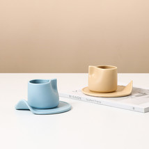 Creative Simple Nordic Style Macaron Color Ceramic Cup - £25.47 GBP