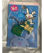 It&#39;s Happy Bunny Charm Necklace (It&#39;s Cute How Stupid You Are) *NEW* US1 - $17.76 CAD