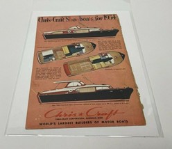 Chris-Craft Showboats for 1954 Vintage Advertisement - £6.29 GBP