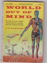World Out of Mind by J. T. M&#39;Intosh 1955 1st U.S. pb printing science fiction - £9.40 GBP