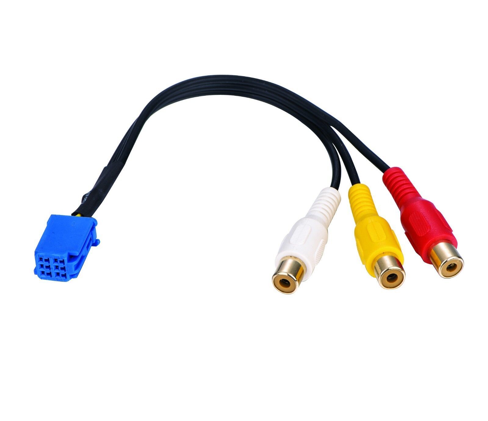 Audio Video Cable For Toyota 6Pin Connector To 3 Rca Female 25Cm - $31.99