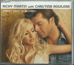 Ricky Martin - Nobody Wants To Be Lonely (With Christina Aguilera) 2001 Eu Cd - £9.82 GBP