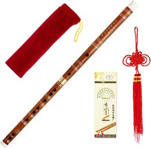 Kmise Bamboo Flute Dizi Traditional Handmade Chinese Musical Instrument,... - £27.17 GBP