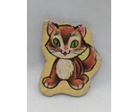 Vihtage Orange Tabby Board Game Cardboard Cutout 1.25&quot; - $23.75