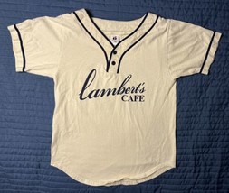 Lambert’s Cafe Jersey Men’s Size Small Gray Badger Sports #42 Softball B... - $25.00